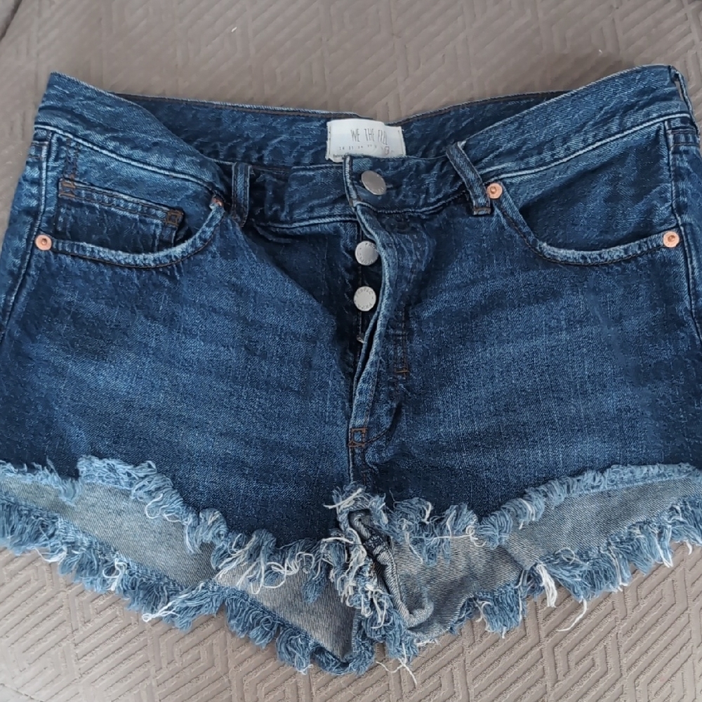 We The Free Free People Denim Cut Off Shorts